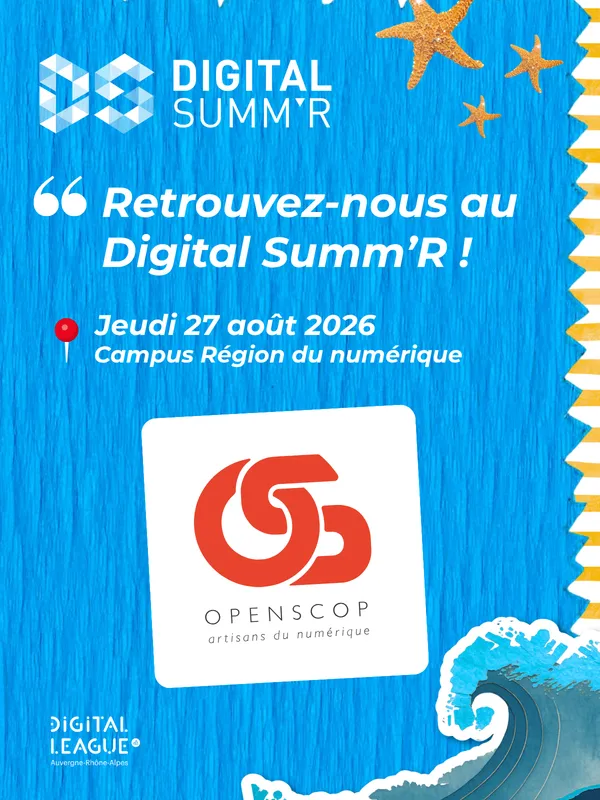 écran sponsor Openscop Digital Summ'R 2026